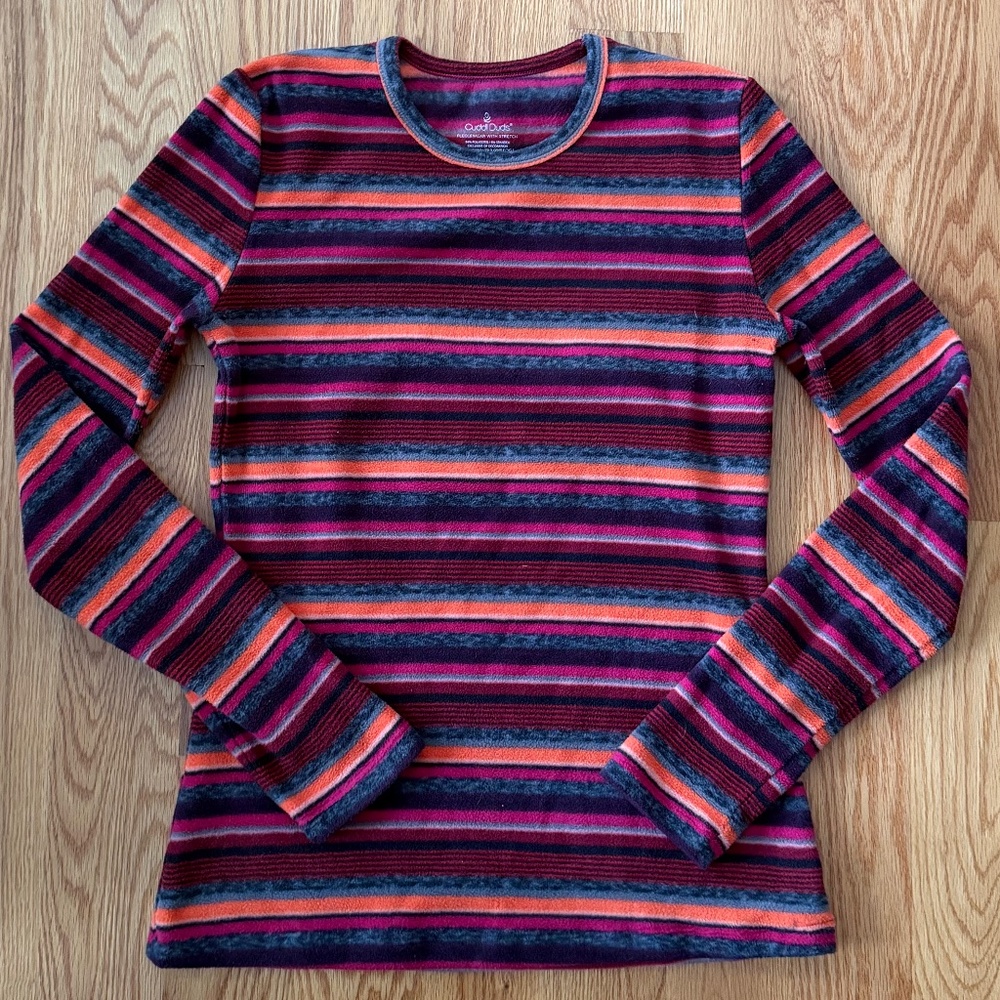 Cuddl Duds NWOT Women's Fleecewear with Stretch Long Sleeve Top (S)